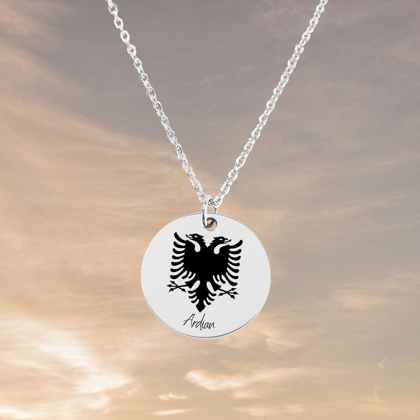 Albania Eagle Emblem - Personalized Gift
