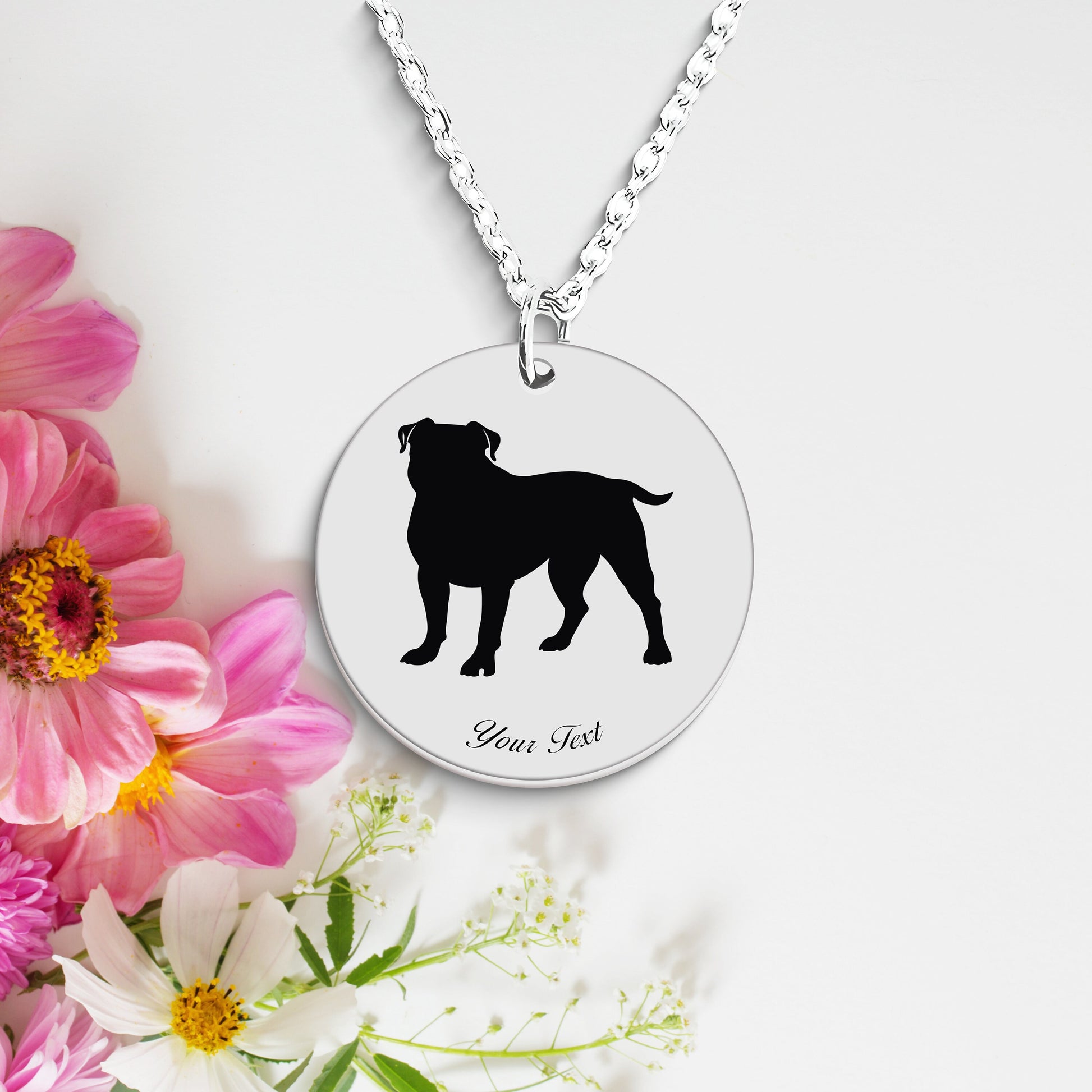 Personalized Pet Portrait Necklace - Personalize it