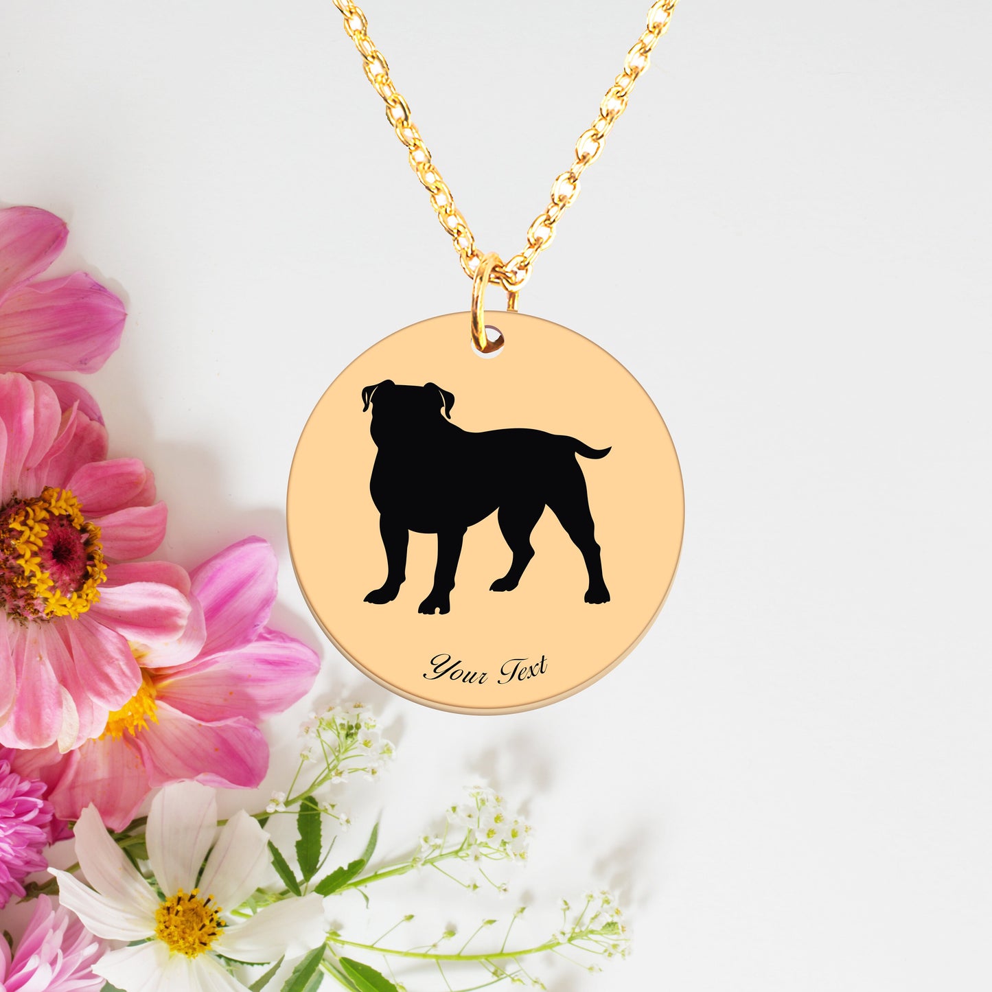 Personalized Pet Portrait Necklace - Personalize it