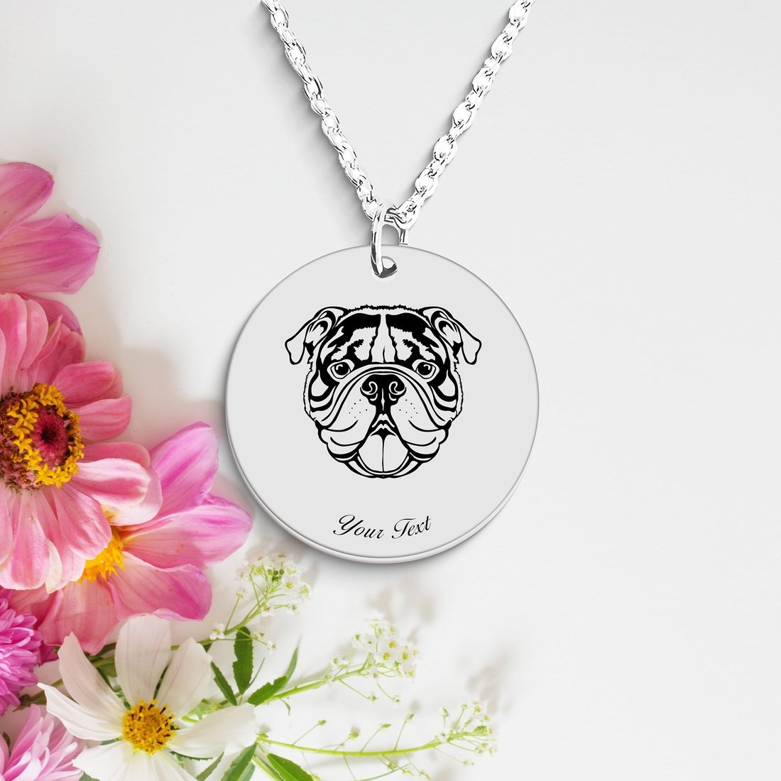 Personalized Pet Portrait Necklace - Personalize it