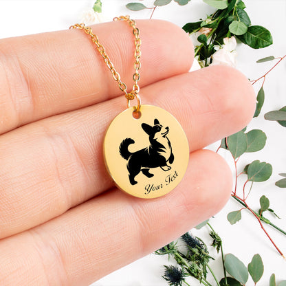 Personalized Pet Portrait Necklace - Personalize it