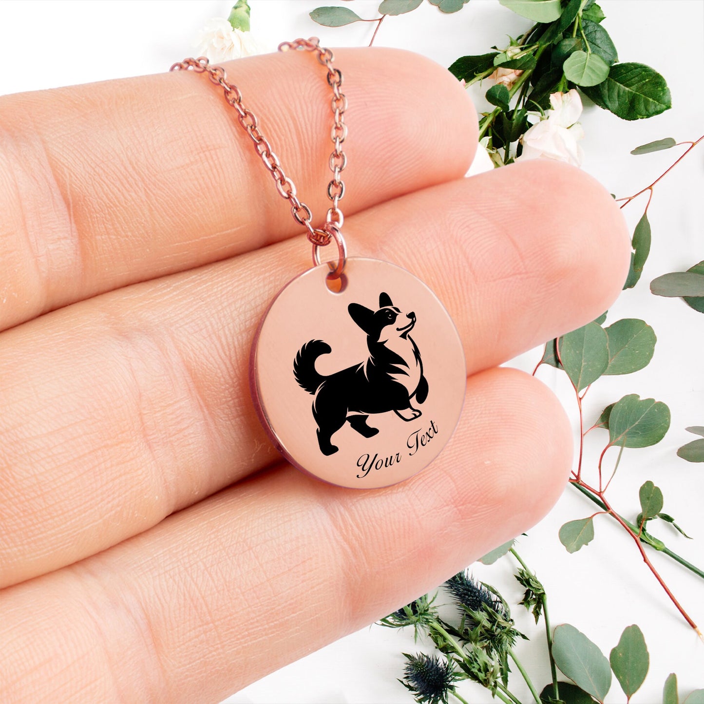 Personalized Pet Portrait Necklace - Personalize it