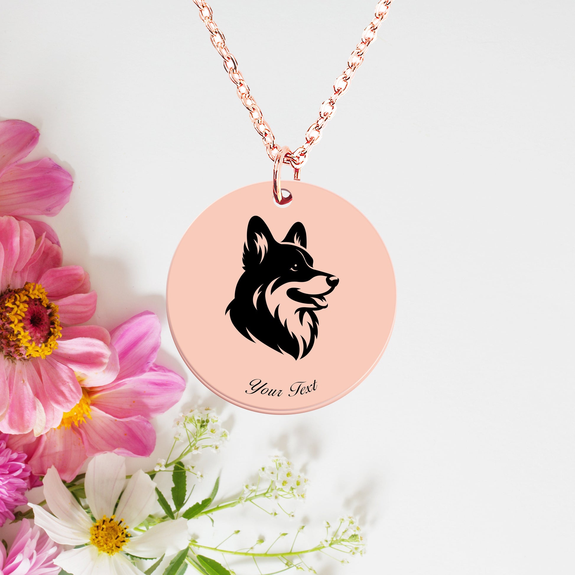 Personalized Pet Portrait Necklace - Personalize it