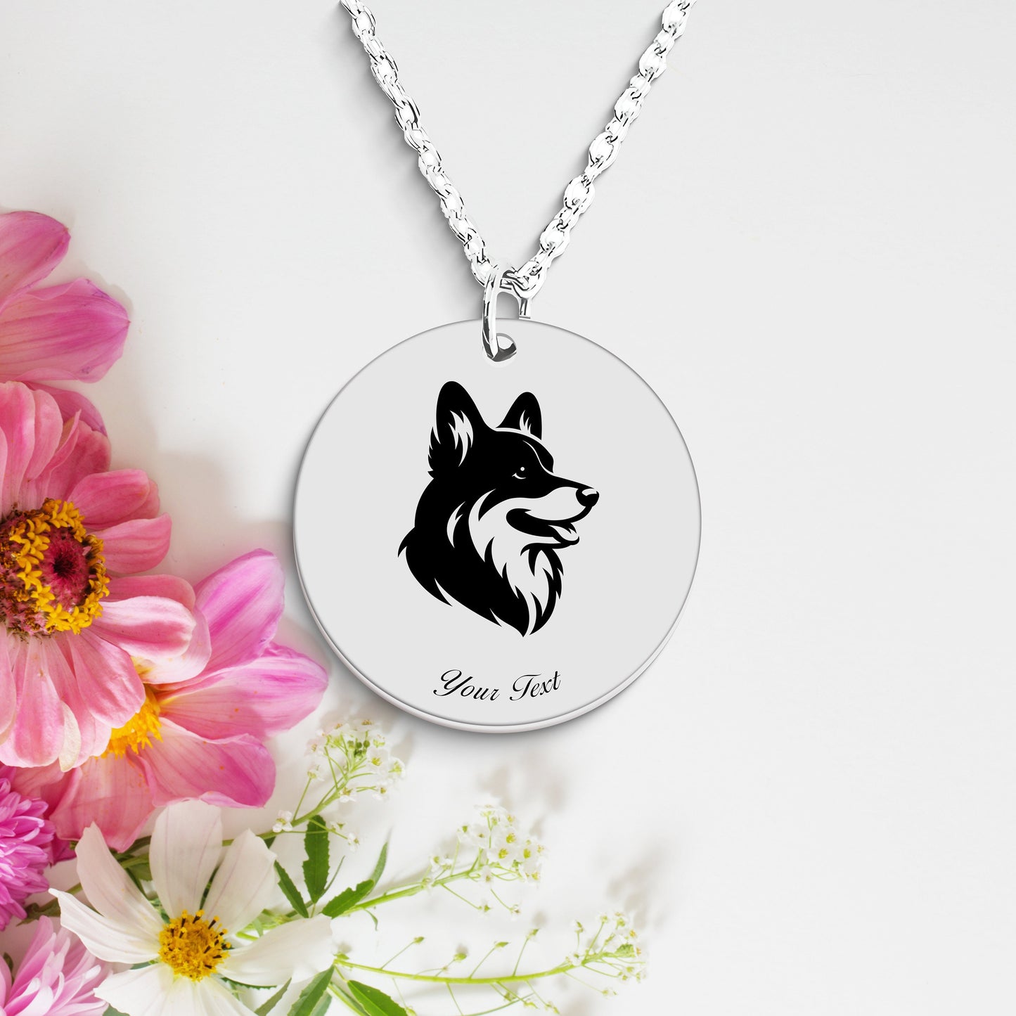 Personalized Pet Portrait Necklace - Personalize it