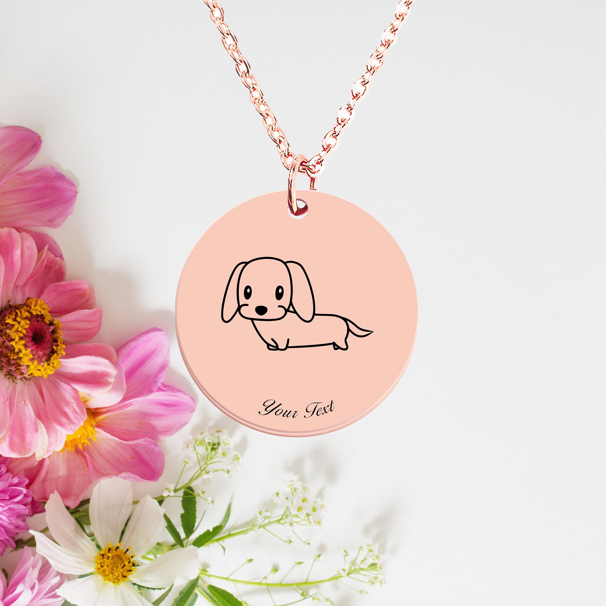 Personalized Pet Portrait Necklace - Personalize it