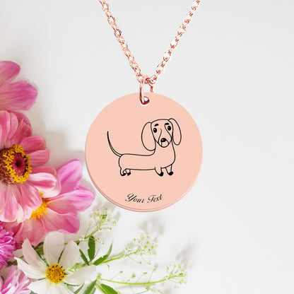 Personalized Pet Portrait Necklace - Personalize it