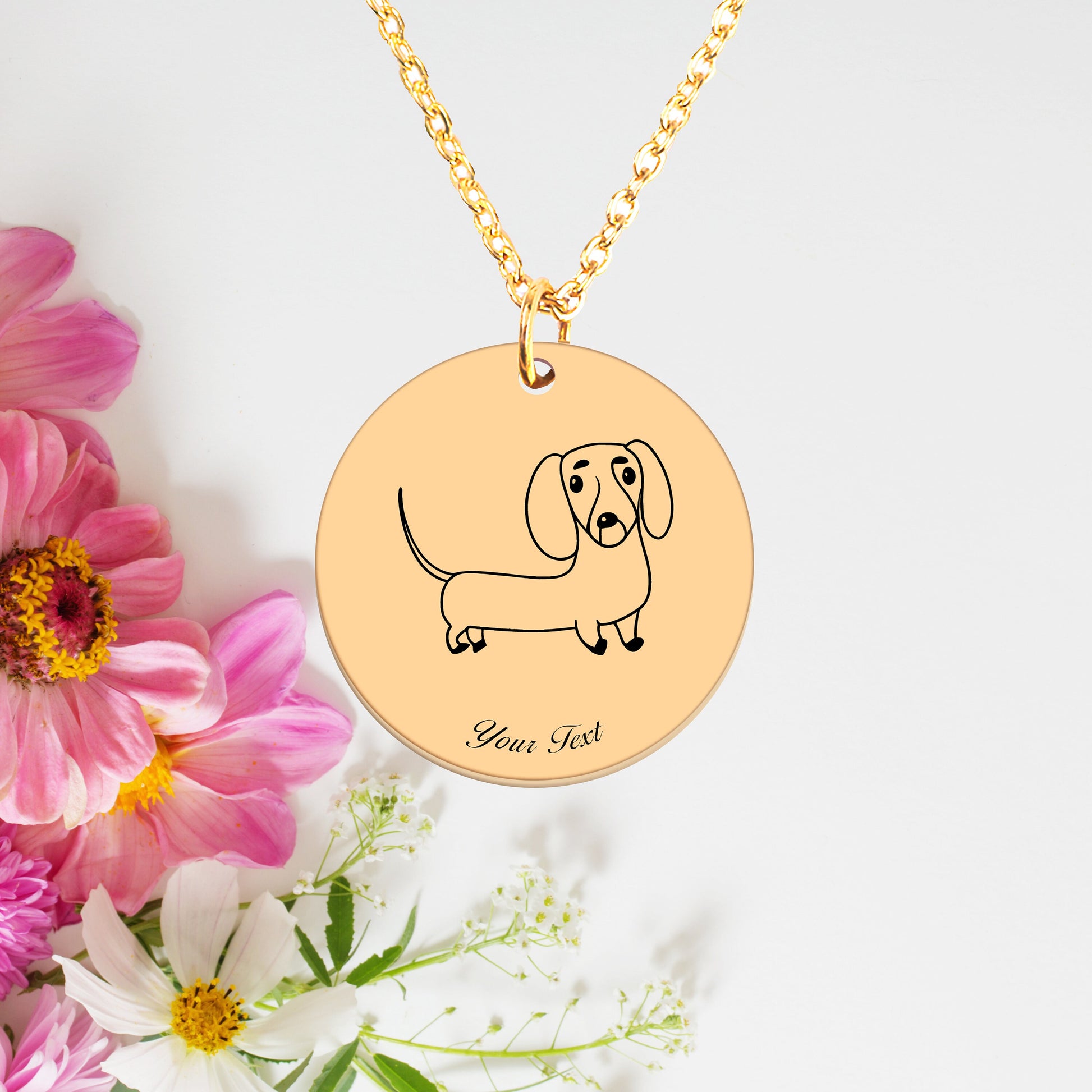 Personalized Pet Portrait Necklace - Personalize it