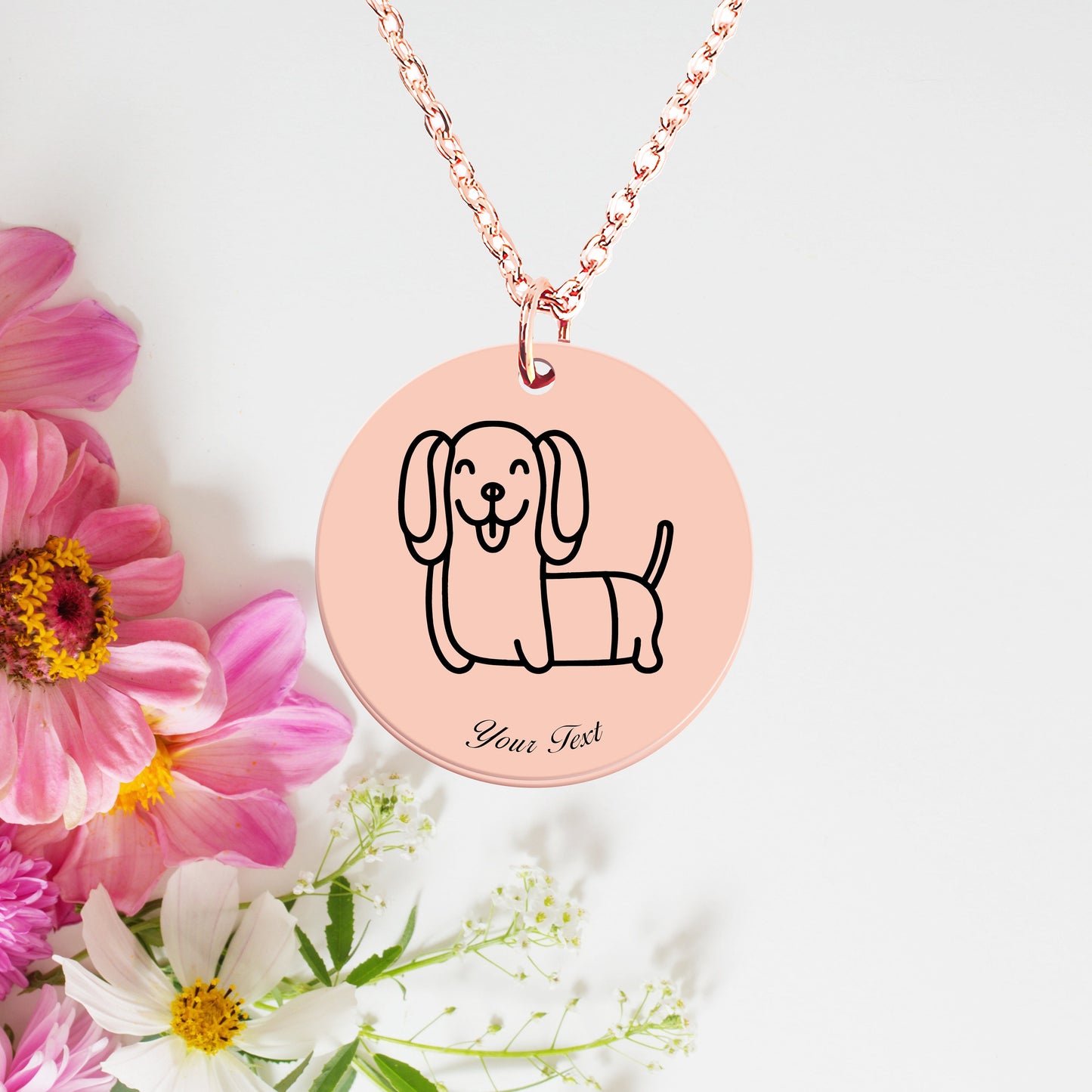 Personalized Pet Portrait Necklace - Personalize it