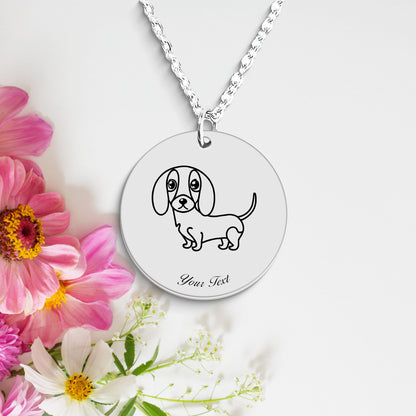 Personalized Pet Portrait Necklace - Personalize it