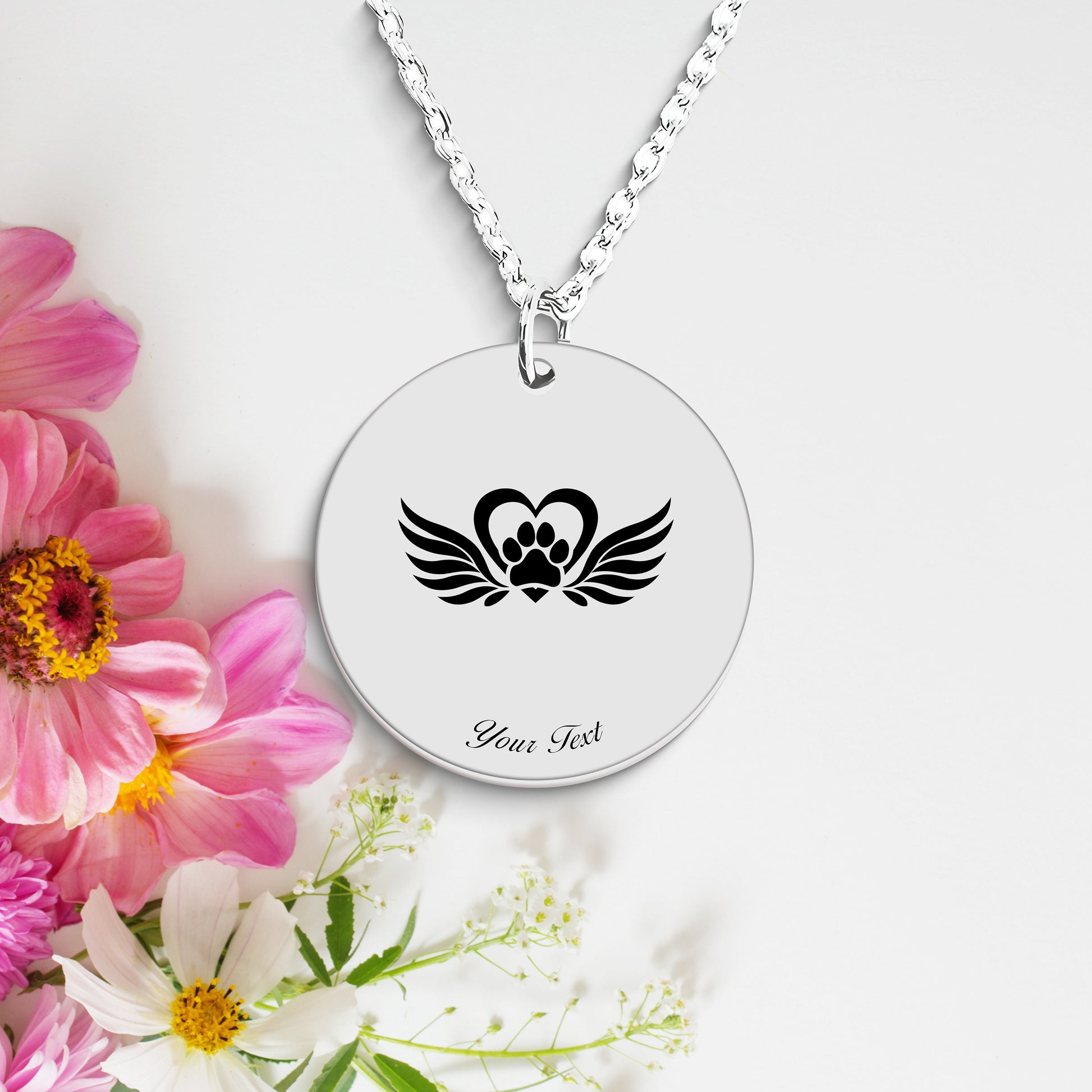 Personalized Pet Portrait Necklace - Personalize it