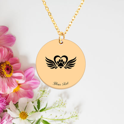 Personalized Pet Portrait Necklace - Personalize it