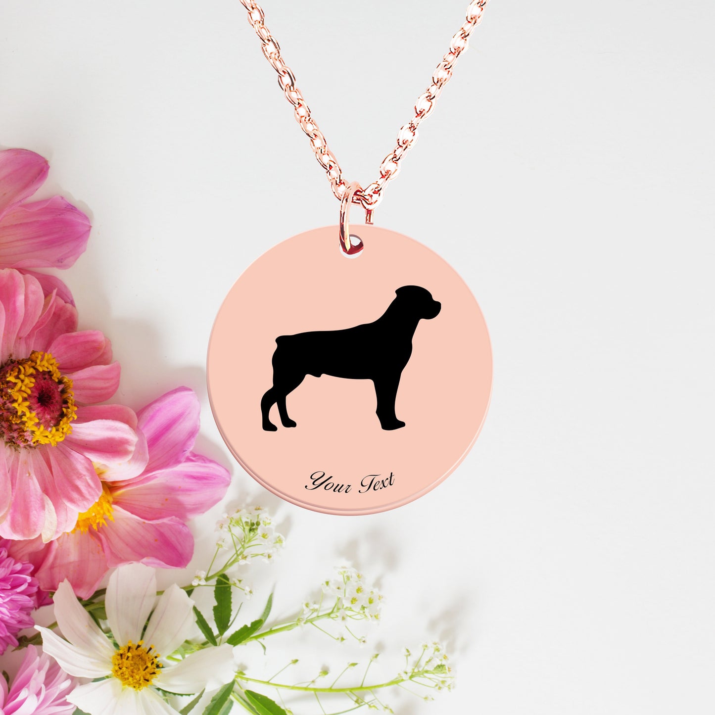 Personalized Pet Portrait Necklace - Personalize it