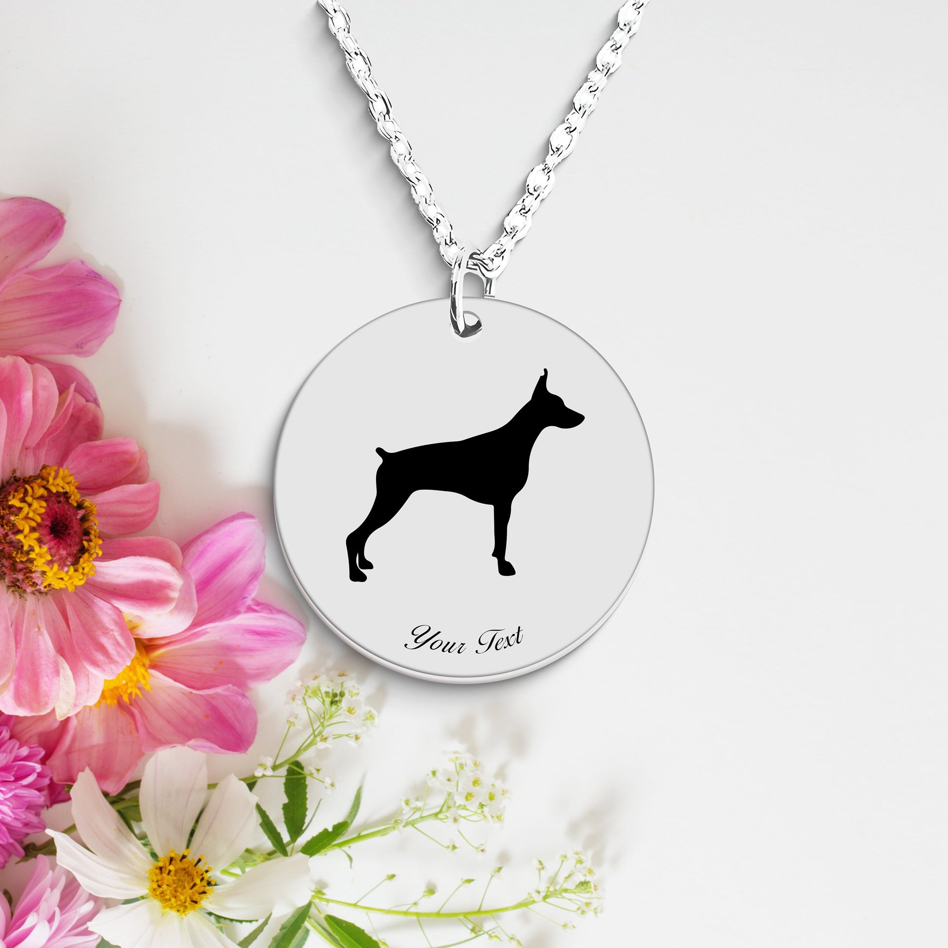 Personalized Pet Portrait Necklace - Personalize it