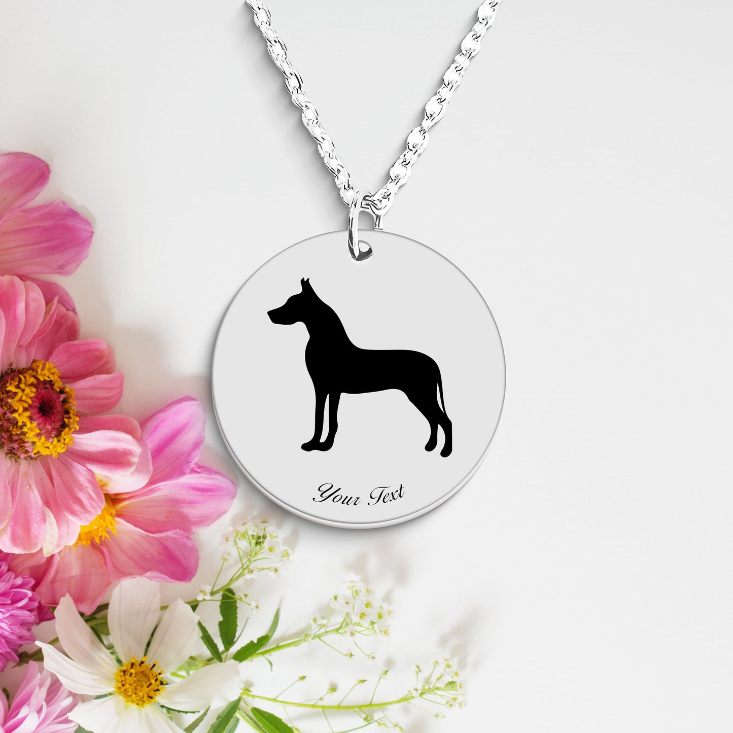 Personalized Pet Portrait Necklace - Personalize it