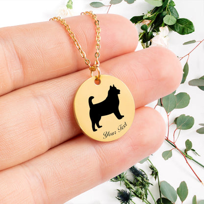 Personalized Pet Portrait Necklace - Personalize it