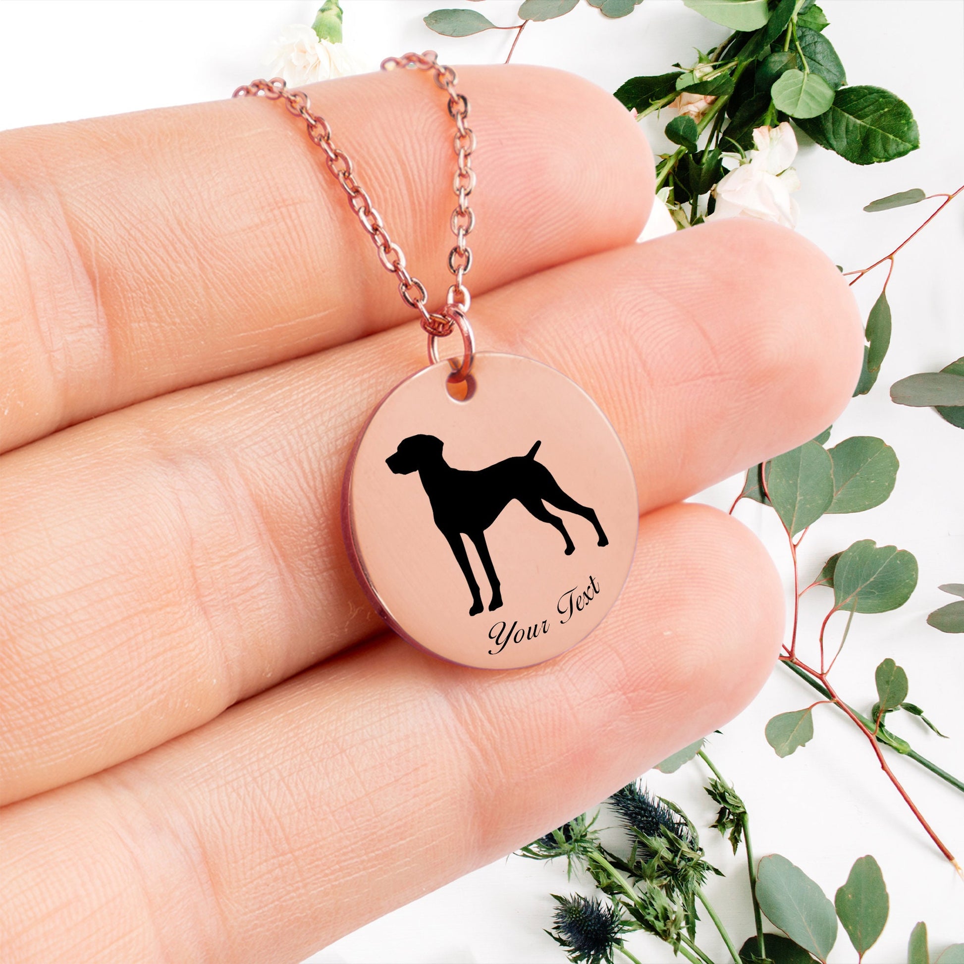 Personalized Pet Portrait Necklace - Personalize it