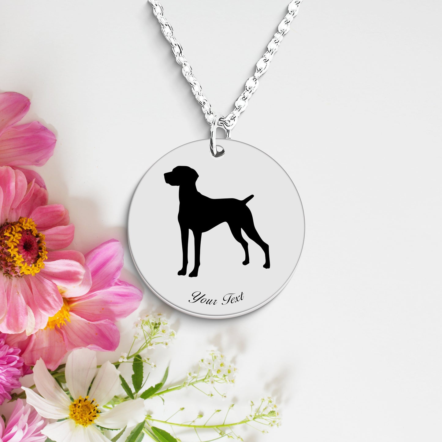 Personalized Pet Portrait Necklace - Personalize it