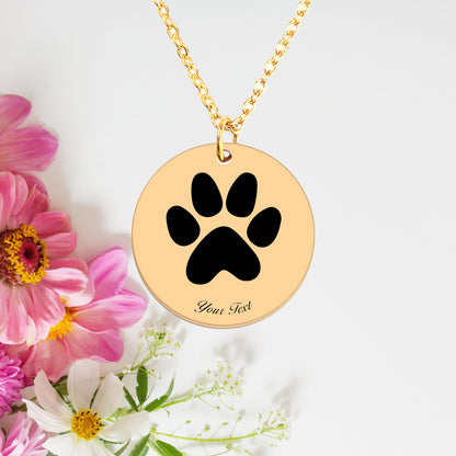 Personalized Pet Portrait Necklace - Personalize it