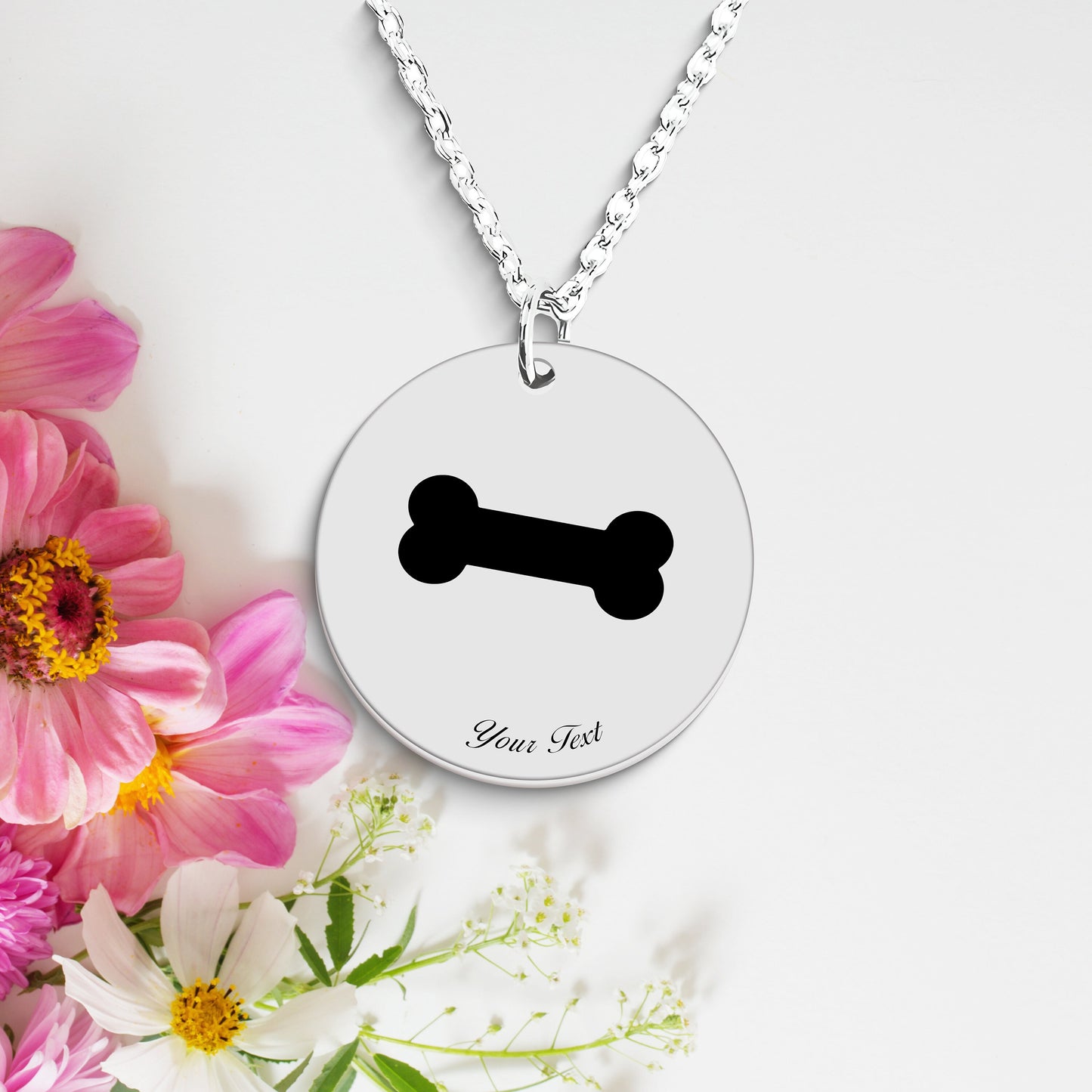 Personalized Pet Portrait Necklace - Personalize it