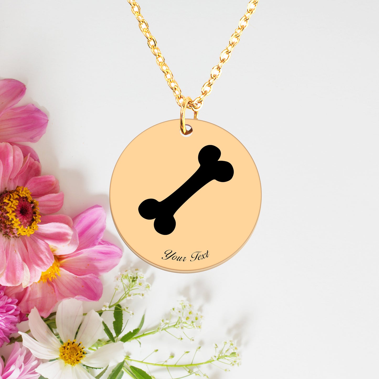 Personalized Pet Portrait Necklace - Personalize it