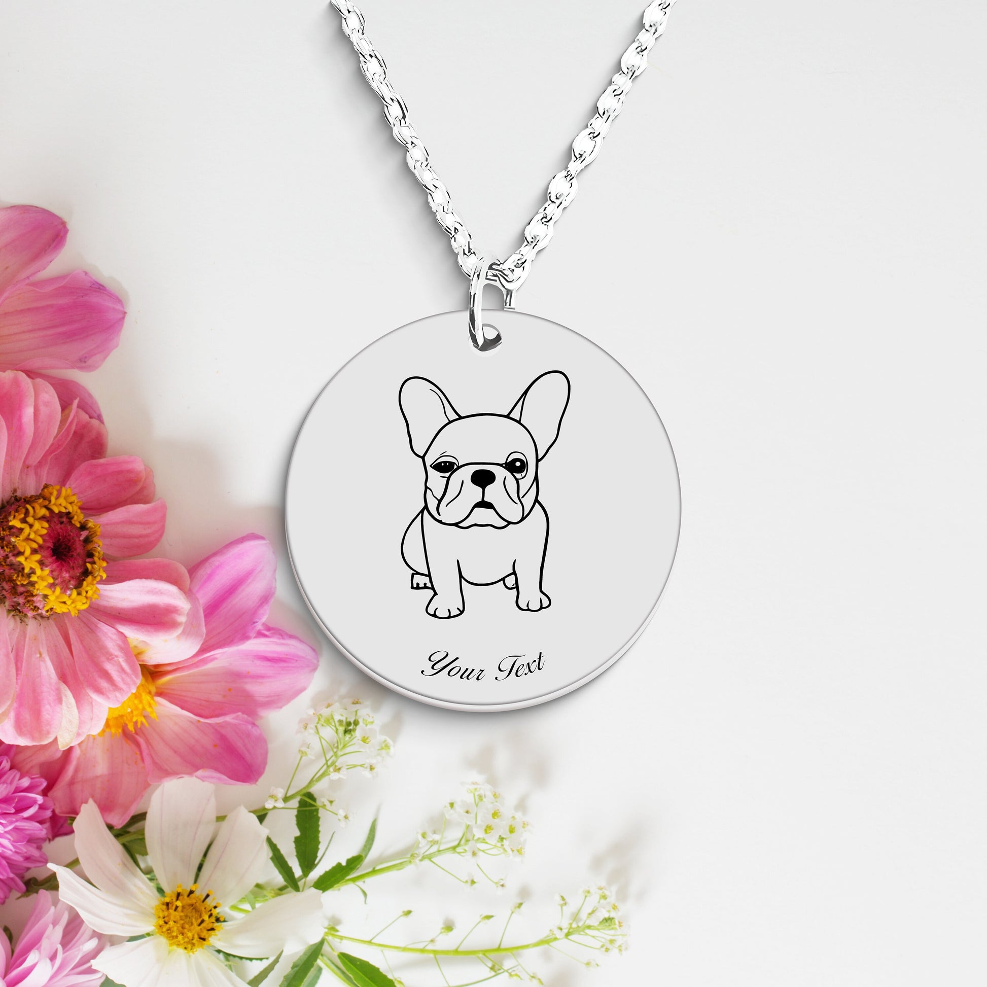 Personalized Pet Portrait Necklace - Personalize it