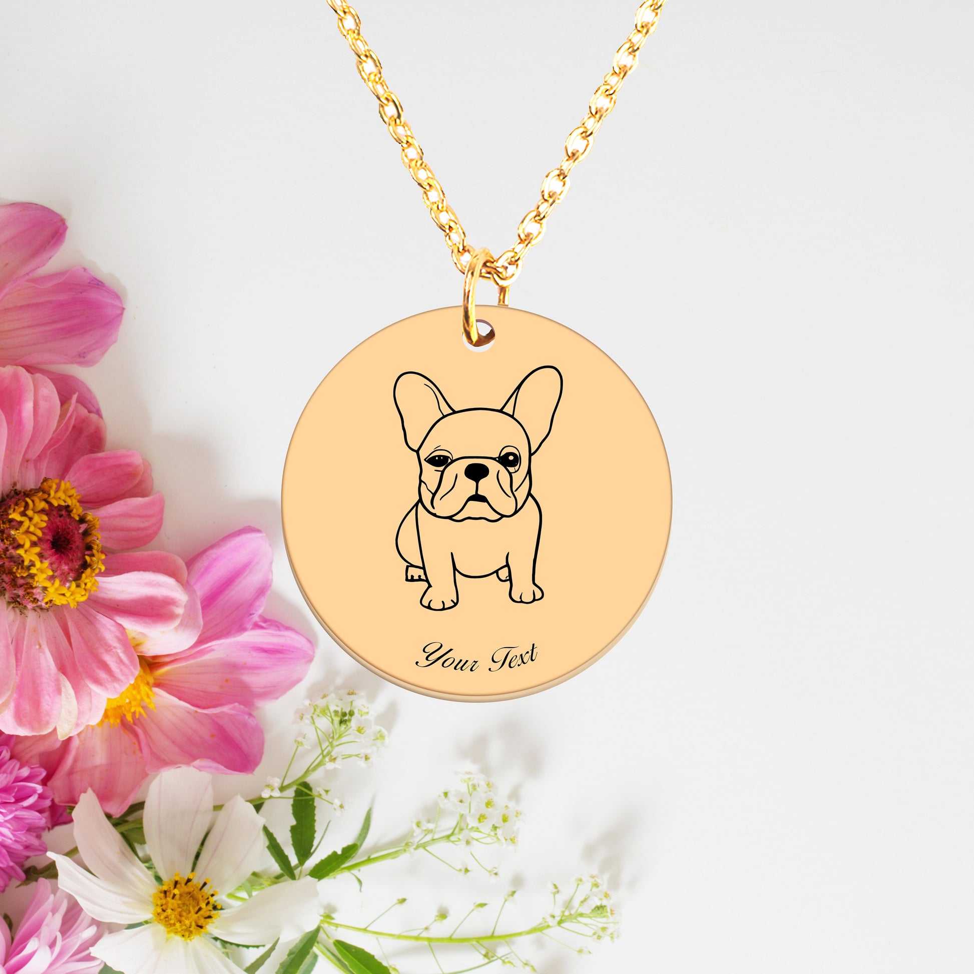 Personalized Pet Portrait Necklace - Personalize it