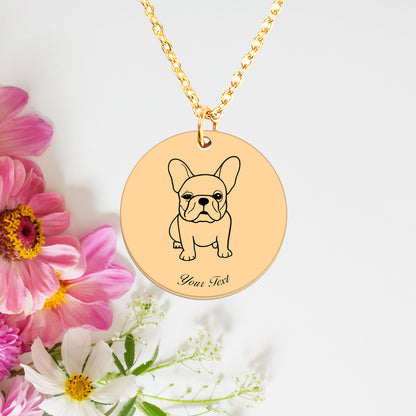 Personalized Pet Portrait Necklace - Personalize it