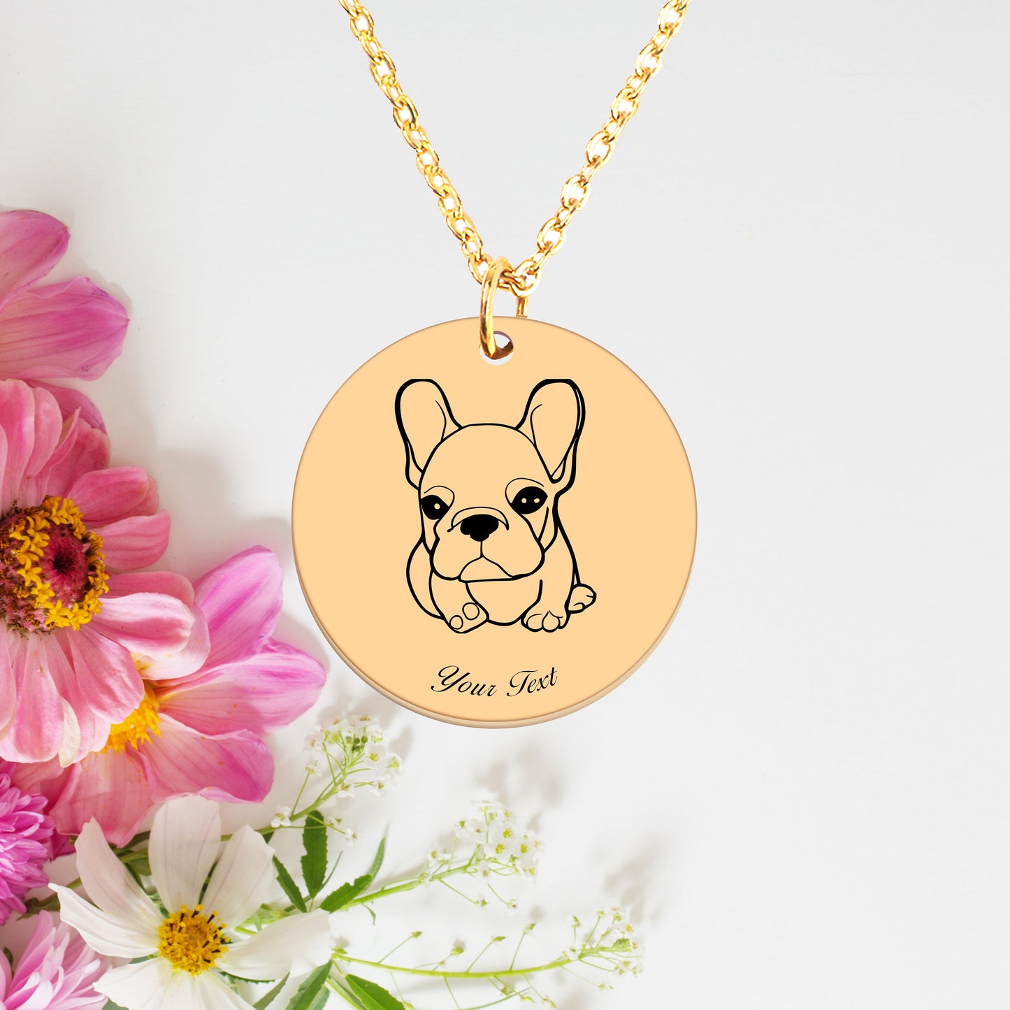 Personalized Pet Portrait Necklace - Personalize it