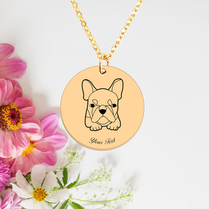 Personalized Pet Portrait Necklace - Personalize it