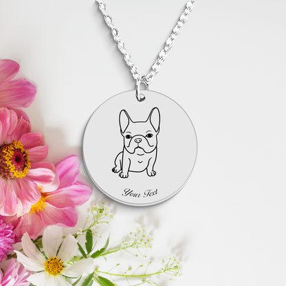 Personalized Pet Portrait Necklace - Personalize it