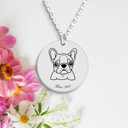 Personalized Pet Portrait Necklace - Personalize it