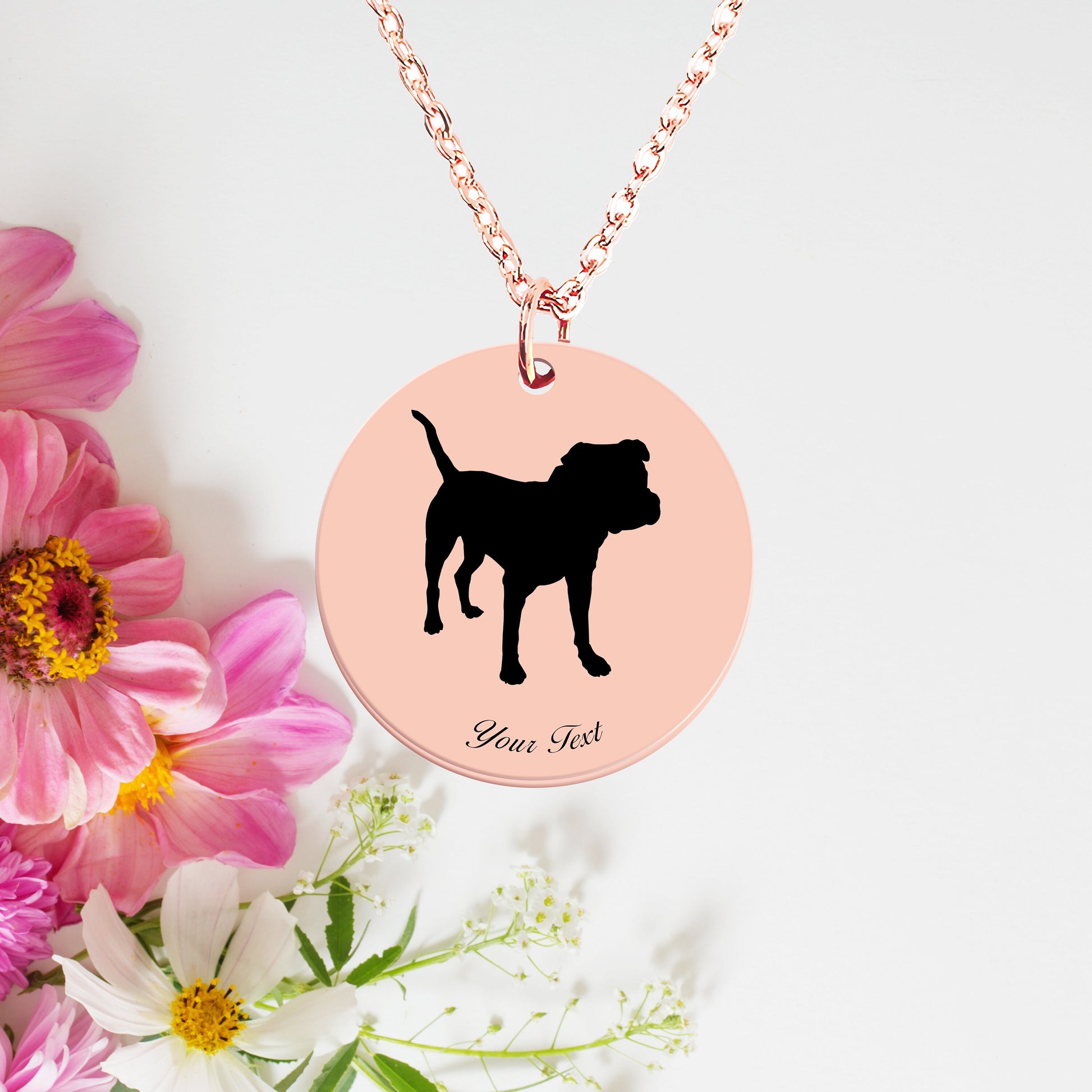 Personalized Pet Portrait Necklace - Personalize it