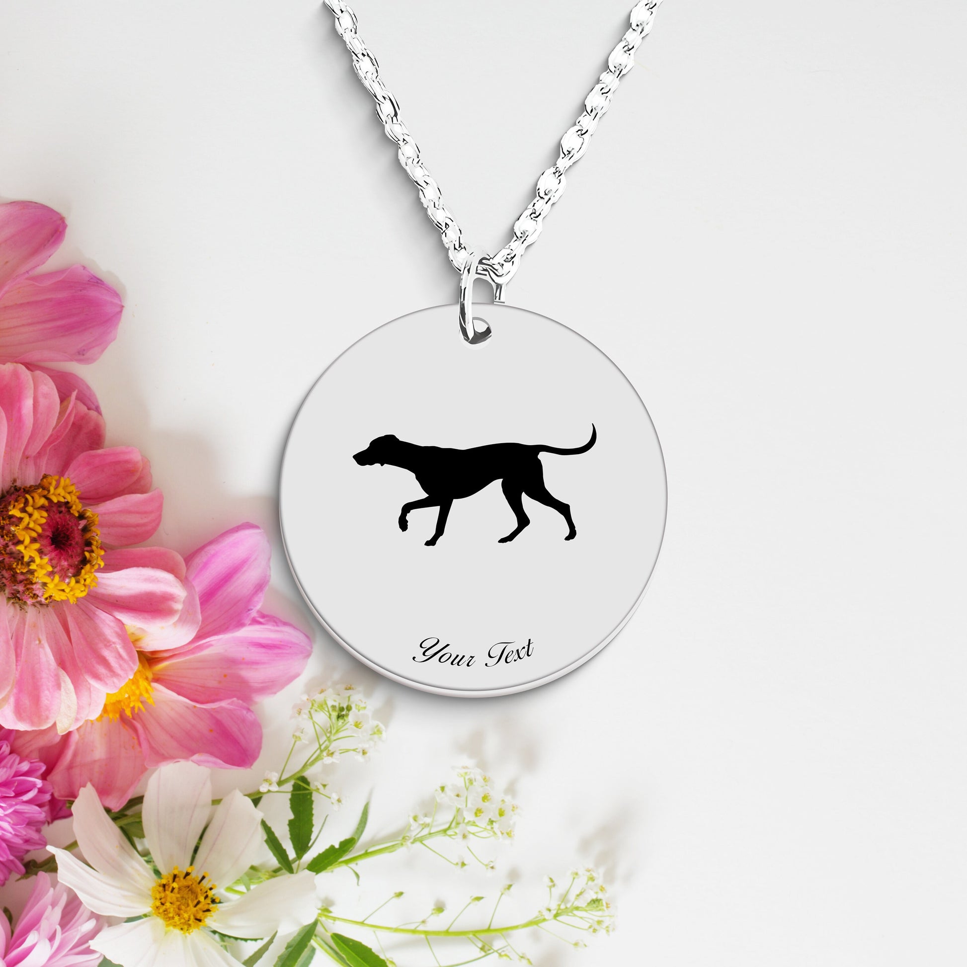 Personalized Pet Portrait Necklace - Personalize it