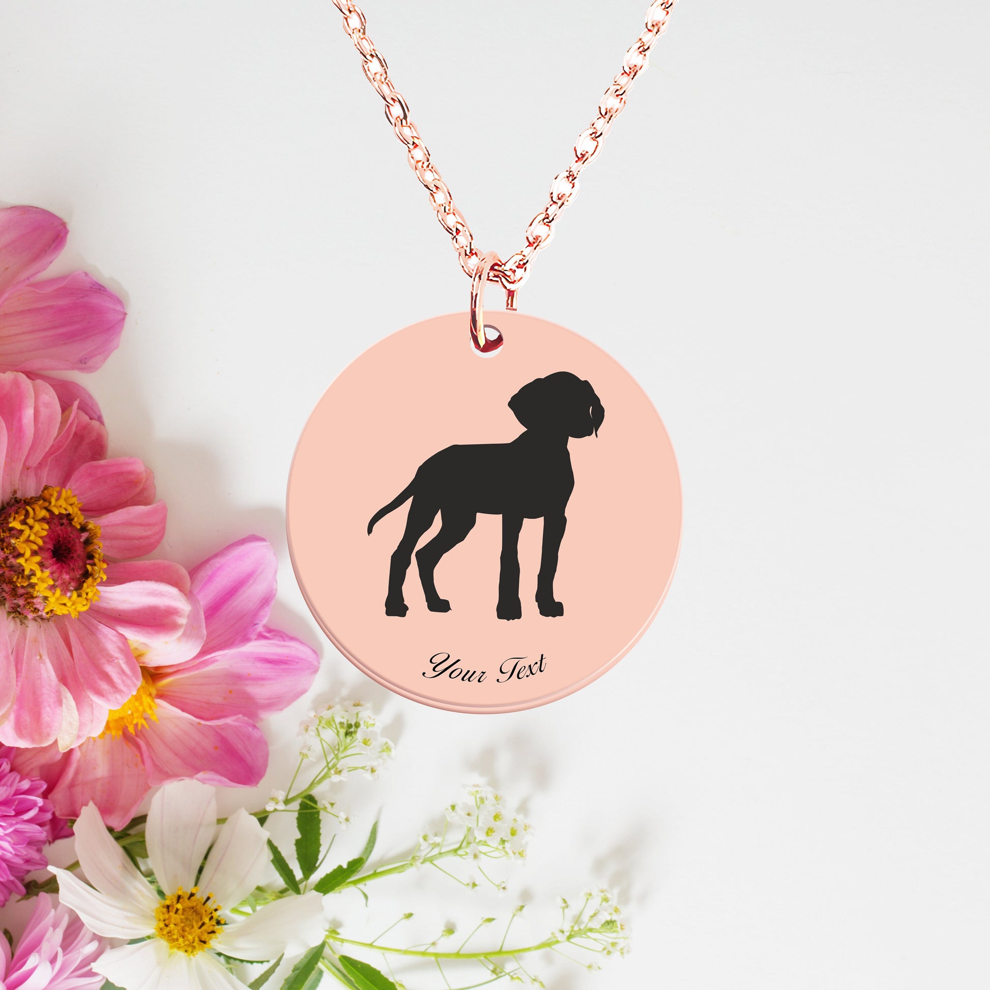 Personalized Pet Portrait Necklace - Personalize it