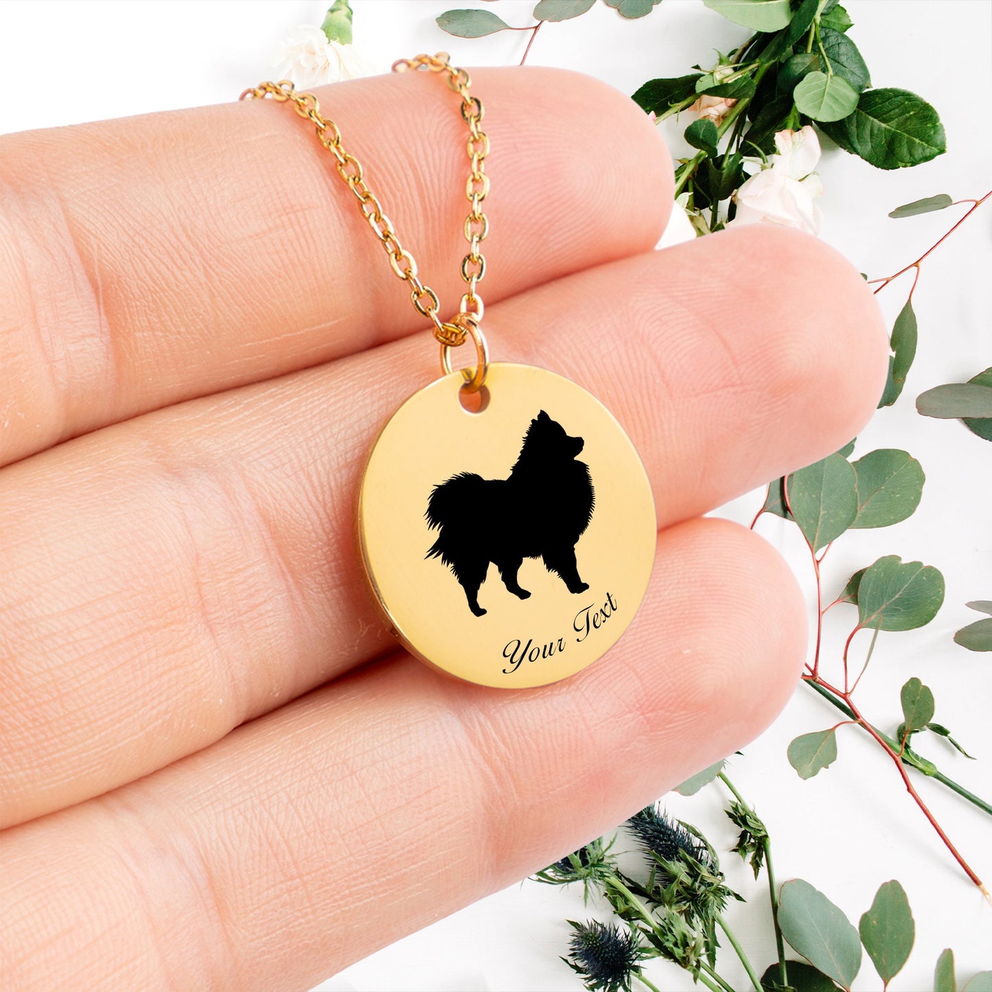 Personalized Pet Portrait Necklace - Personalize it