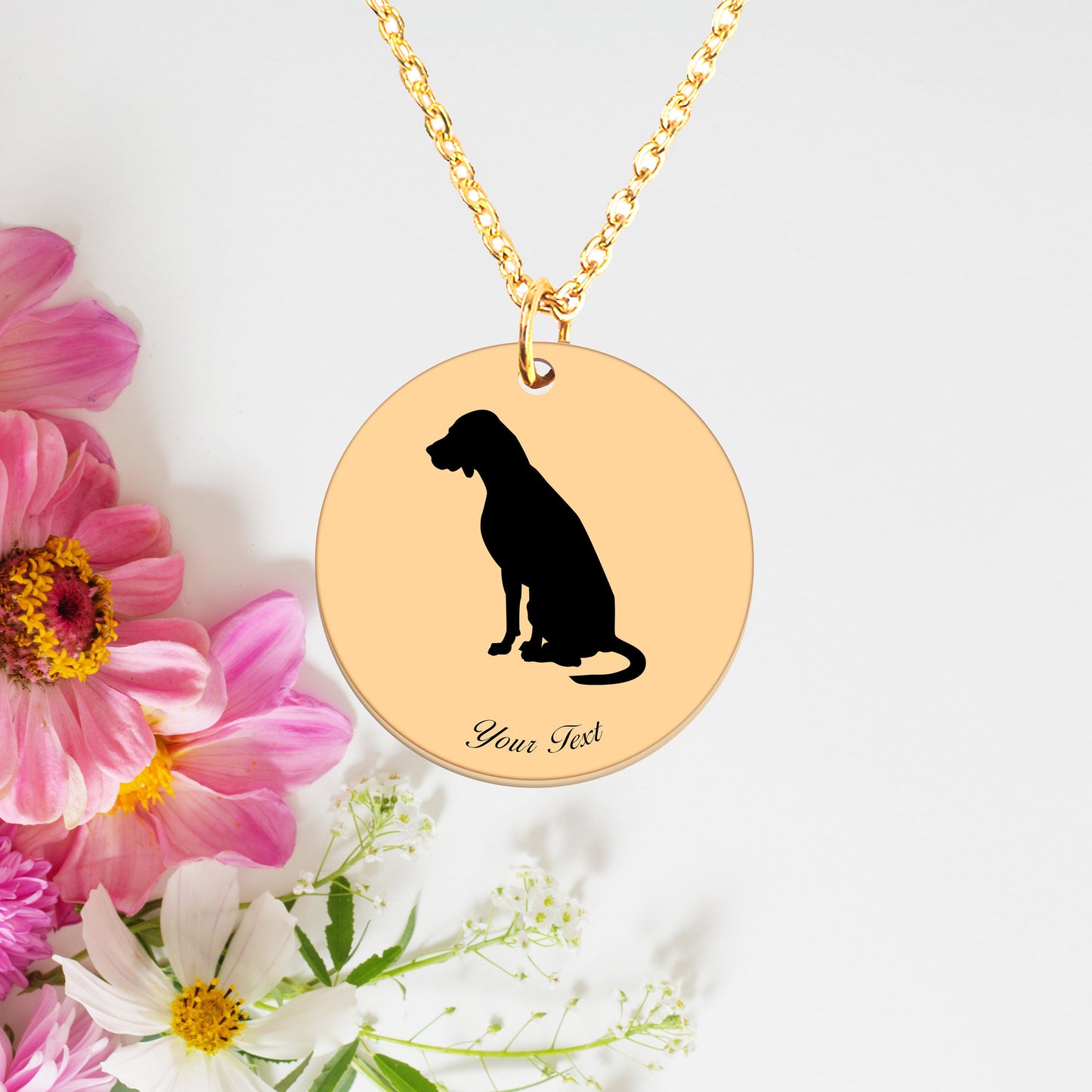 Personalized Pet Portrait Necklace - Personalize it