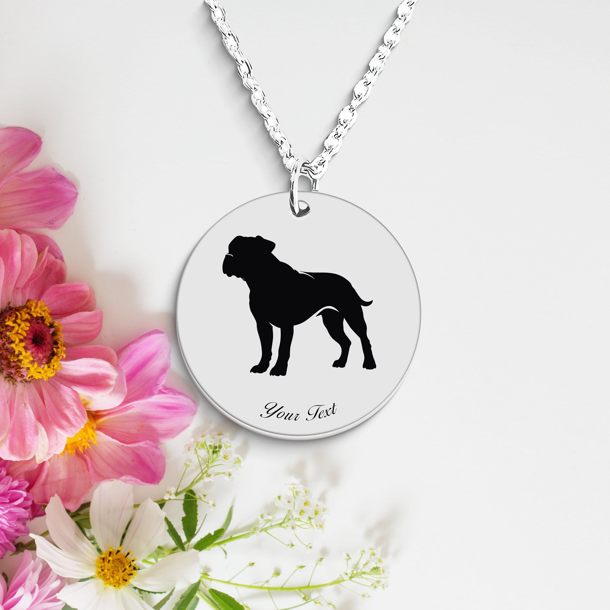 Personalized Pet Portrait Necklace - Personalize it