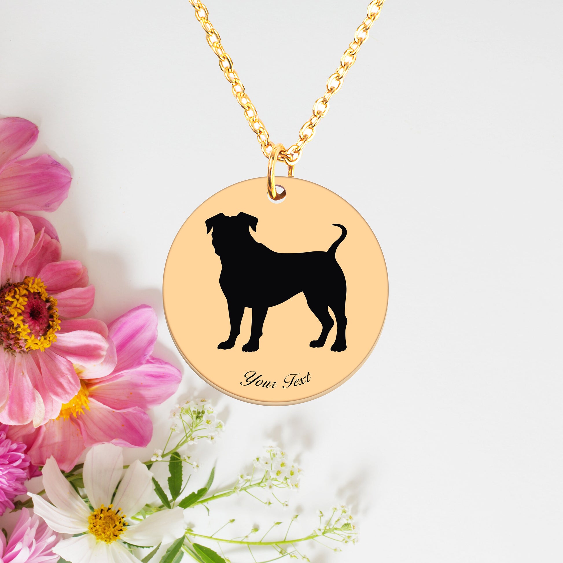 Personalized Pet Portrait Necklace - Personalize it