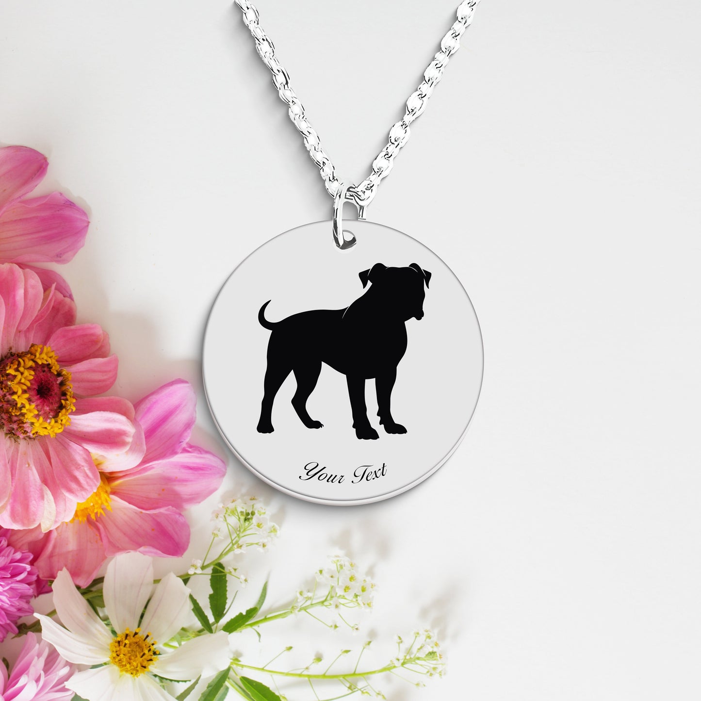 Personalized Pet Portrait Necklace - Personalize it