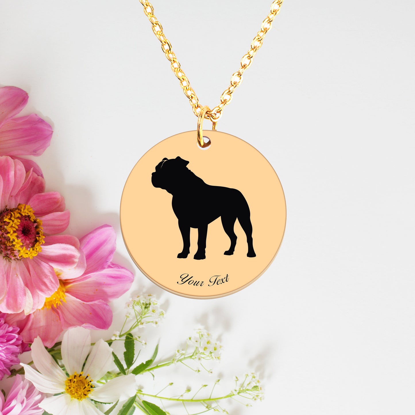 Personalized Pet Portrait Necklace - Personalize it