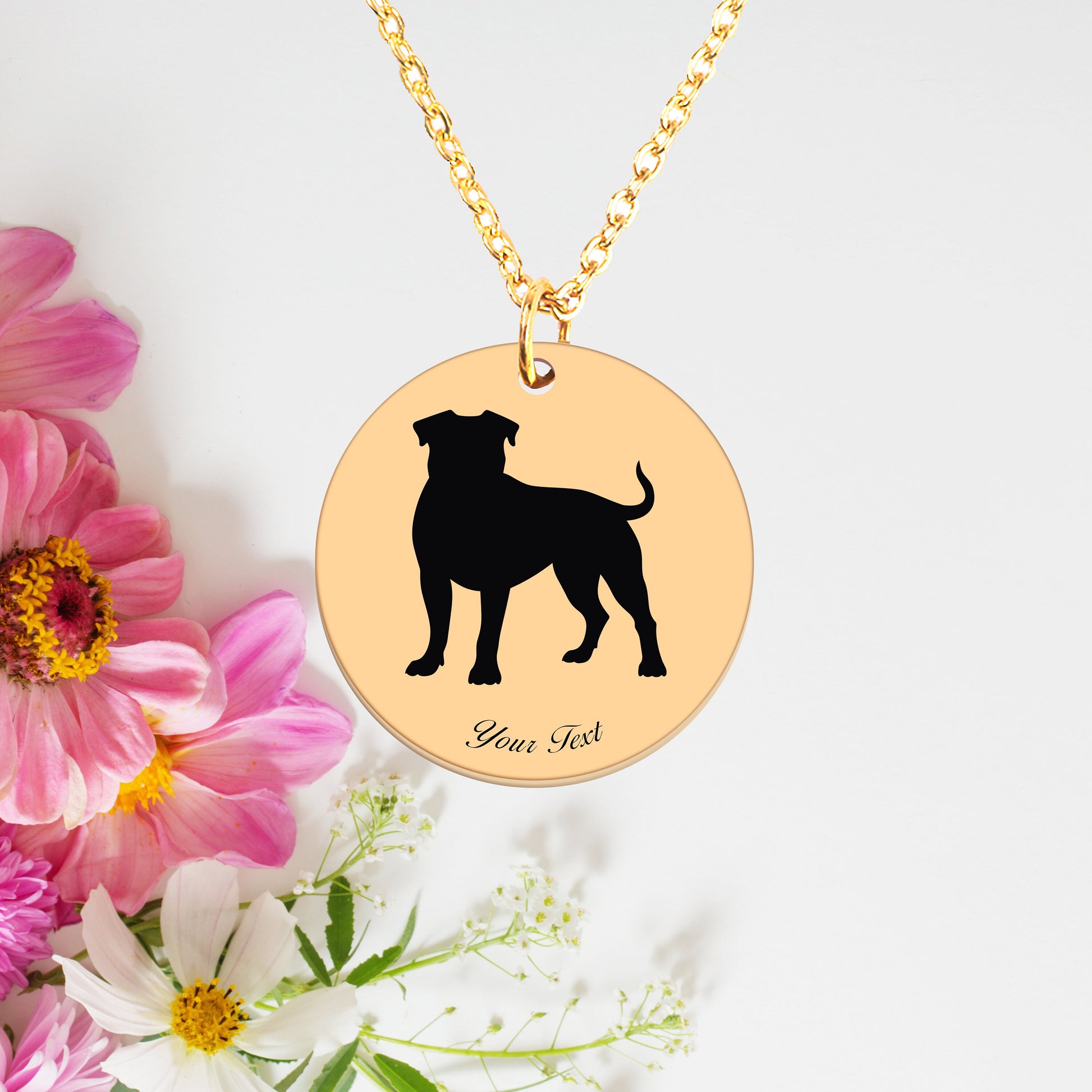 Personalized Pet Portrait Necklace - Personalize it