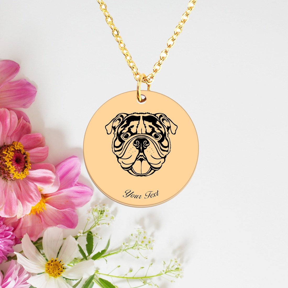 Personalized Pet Portrait Necklace - Personalize it