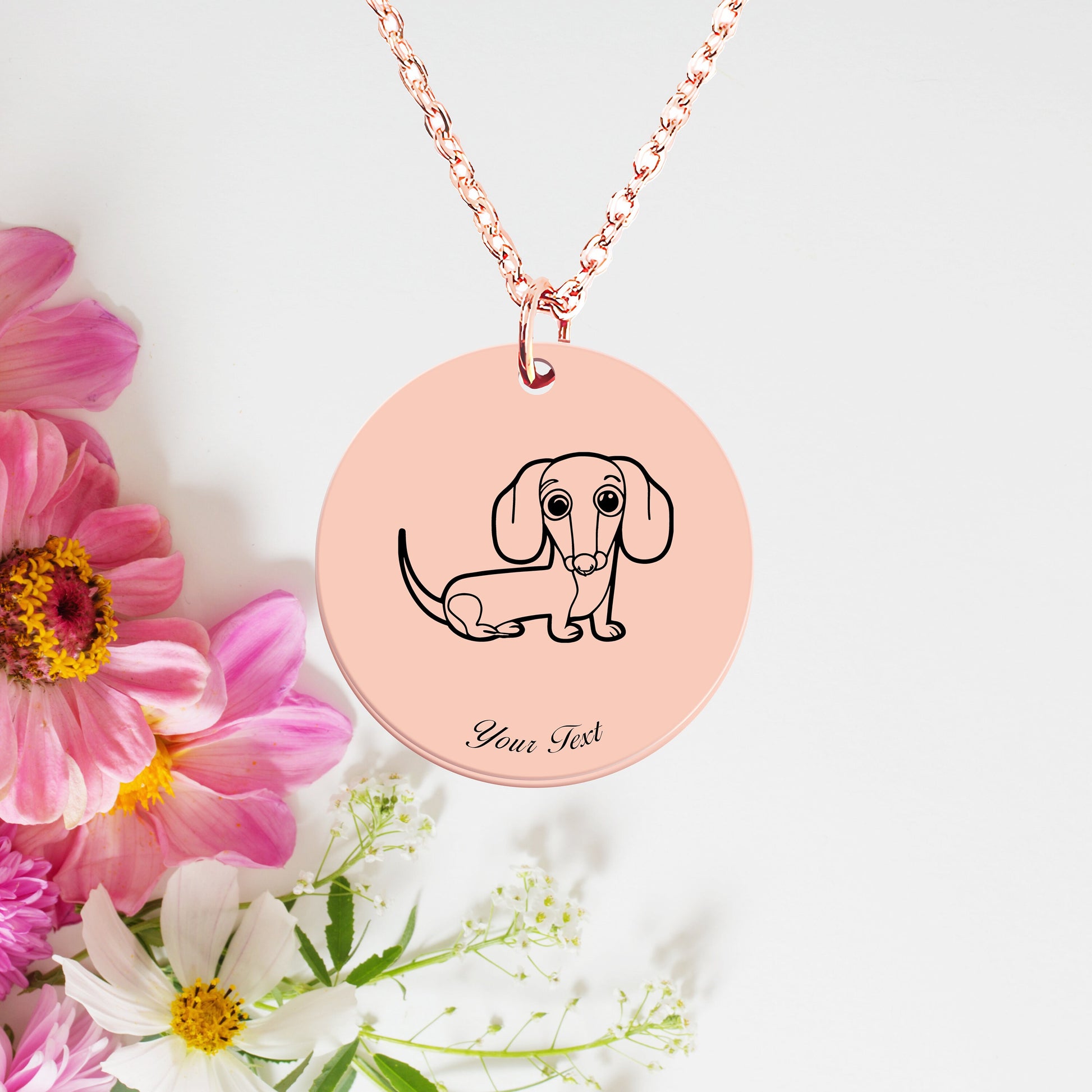 Personalized Pet Portrait Necklace - Personalize it