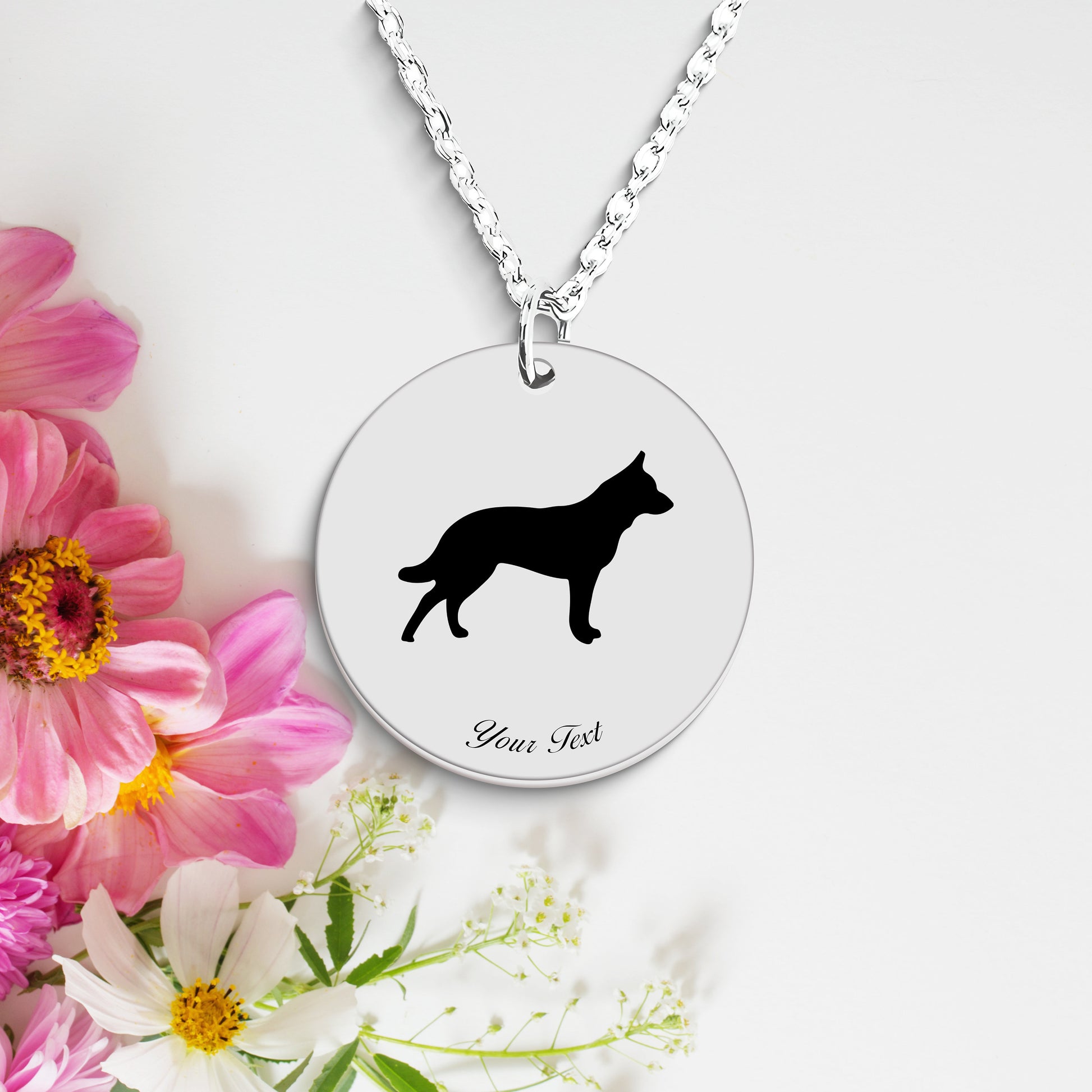 Personalized Pet Portrait Necklace - Personalize it