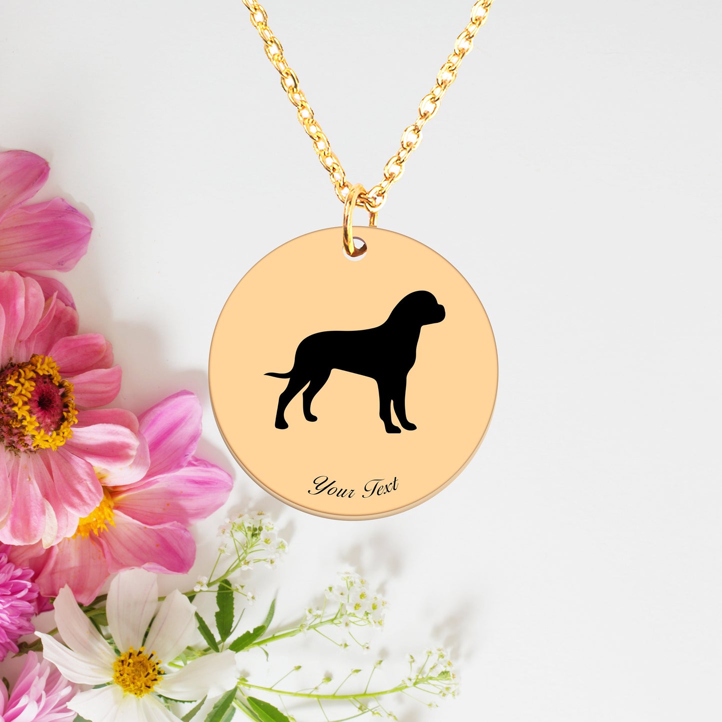 Personalized Pet Portrait Necklace - Personalize it