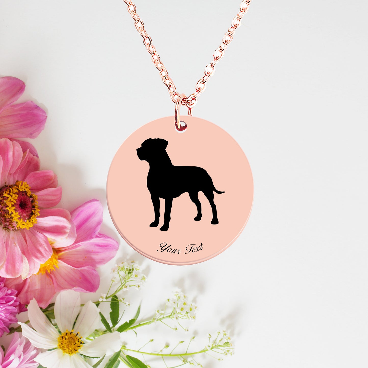 Personalized Pet Portrait Necklace - Personalize it