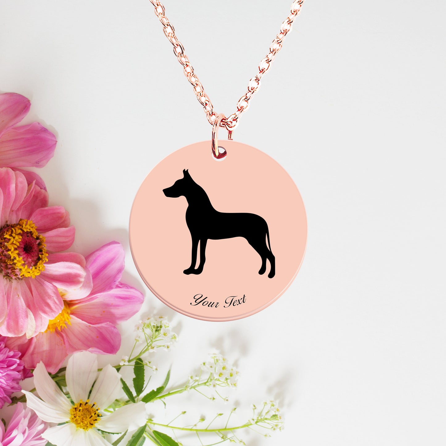 Personalized Pet Portrait Necklace - Personalize it