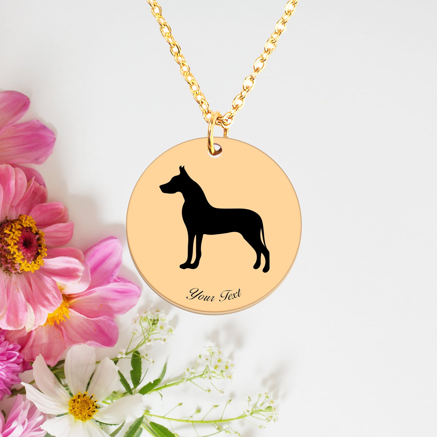 Personalized Pet Portrait Necklace - Personalize it