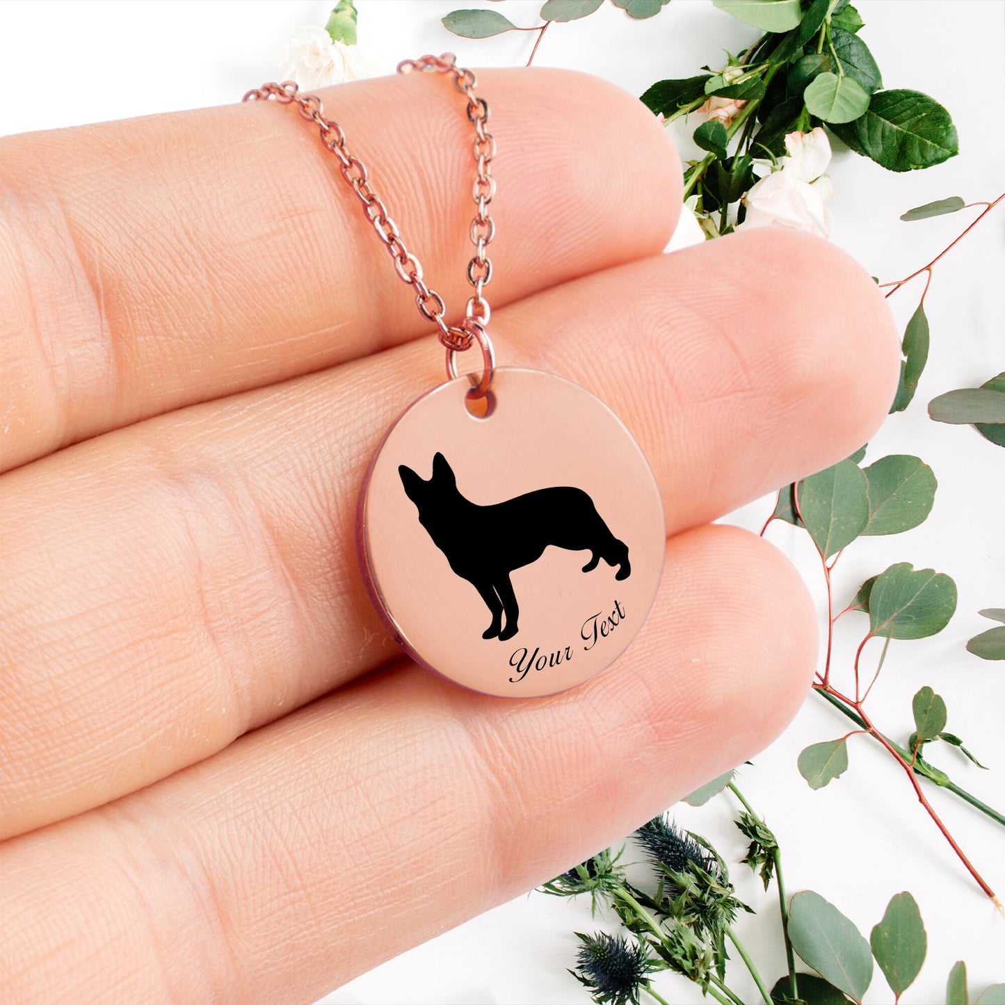 Personalized Pet Portrait Necklace - Personalize it