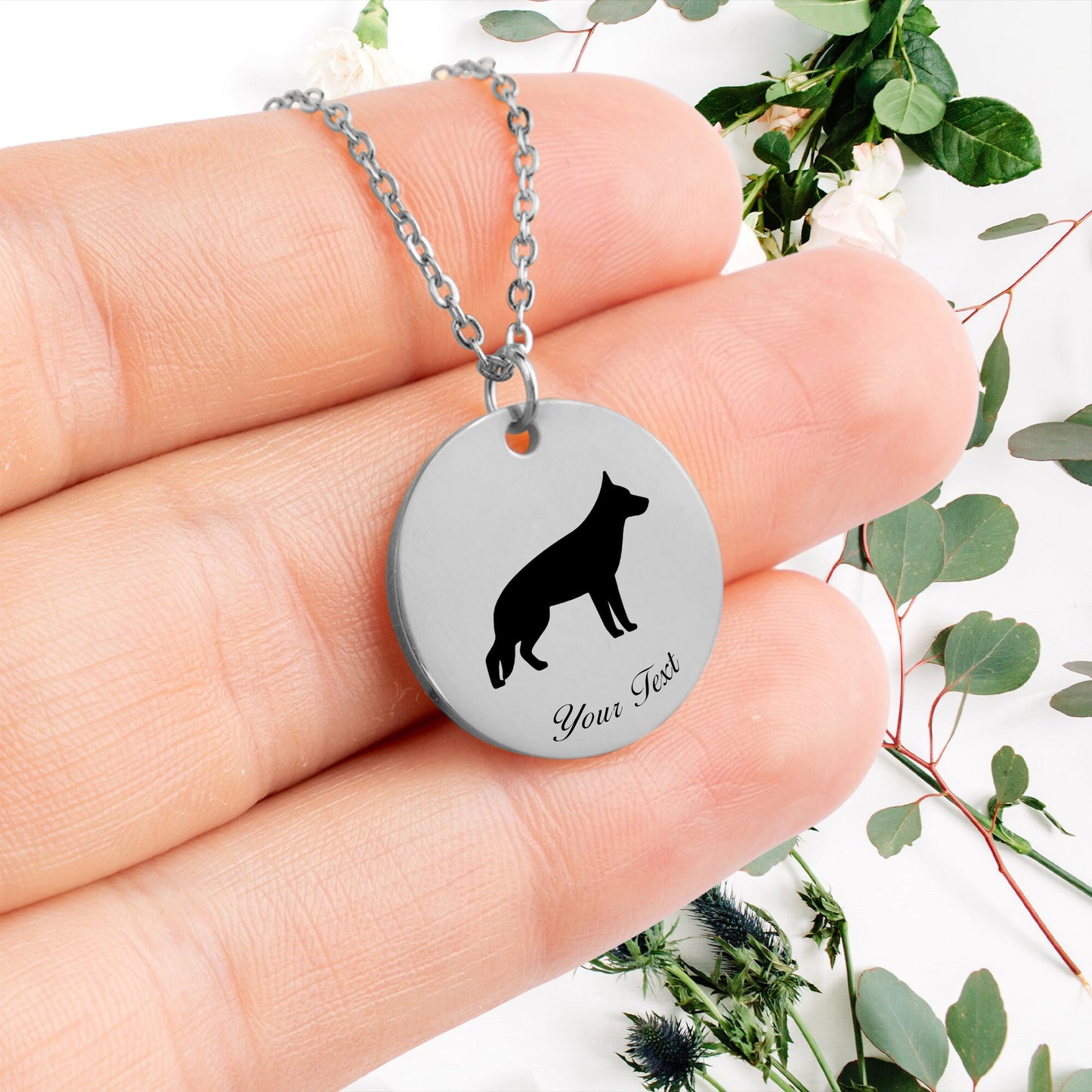 Personalized Pet Portrait Necklace - Personalize it